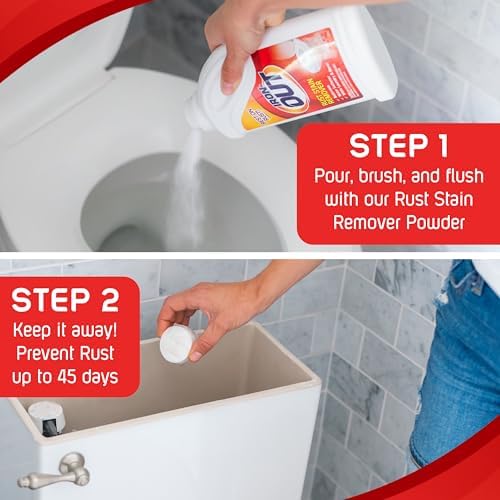 IRON OUT Rust Stain Remover Automatic Toilet Bowl Cleaner, Tablets 6 Count (Pack of 4) - Image 4