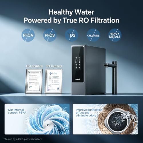 Ranein Tankless Reverse Osmosis System, 600GPD Under Sink RO Water Filter - Image 3