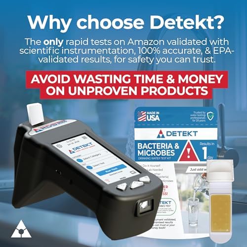 Bacteria in Water Test Kit by Detekt (USA) DIY for Drinking/Tap/Well Water - Image 4