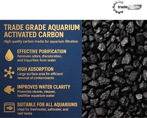 TradeGrade Premium Activated Carbon (1 Gallon) Granular Charcoal Filter Media for Aquariums & Water Purification - Image 3