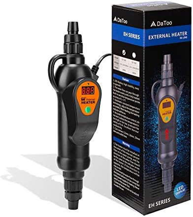 DaToo Aquarium External Heater in-Line Fish Tank External Heater 300W for Canister Filter by DaToo
