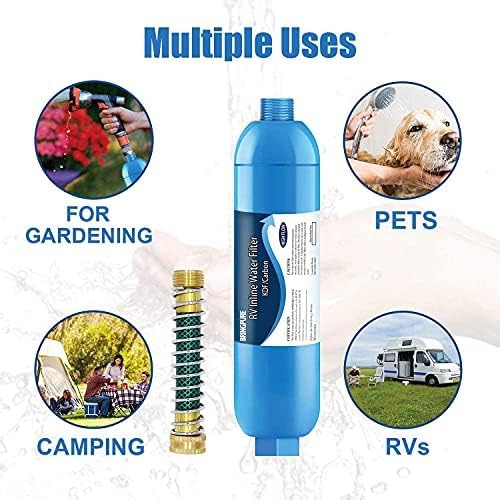 Bringpure RV Water Filter with 90 Degree Elbow and Flexible Hose Protector - Image 5