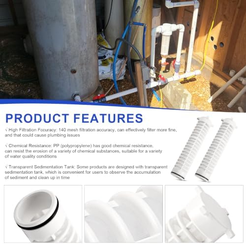 2" 140 Mesh Spin Down Filter Replacement for Rusco Sediment Filter Screen - Image 4