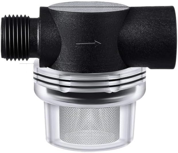 Water Pump Strainer, 1/2 Inch Hose Barb in-Line Strainer Twist-On Sprayer Filter for Water Pump RV Camper Marine Boat Lawn by CXZTCL