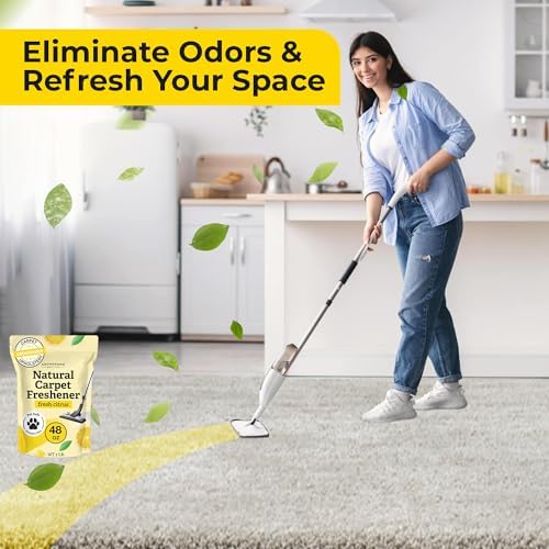 Aromasong Dishwasher Salt 5 LB & Citrus Carpet Deodorizer 48 oz – Dual Home Care Bundle, Softens Water for Spot-Free Dishes, Natural Odor Eliminator for Carpets & Rugs - Image 6
