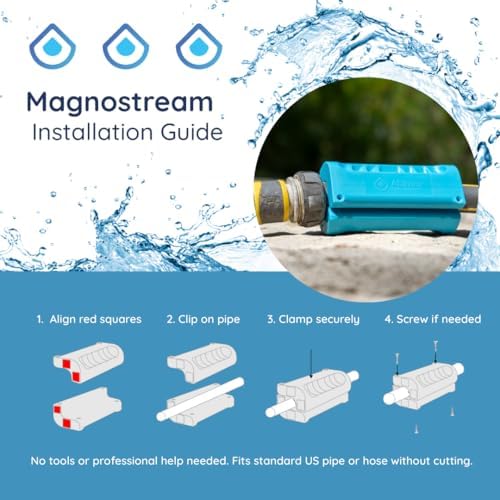 Magnostream Magnetic Water Softener - Salt-Free Water Descaler - Pack of 1 - Image 5