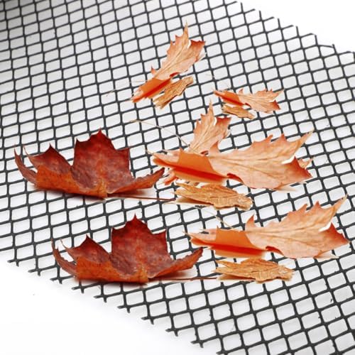 Plastic Gutter Guard Mesh Cover Net with 10 Nails for Yard Drains - Image 5