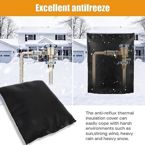Sprinkler Valve Covers for Outside Faucet Antifreeze Cover Spigot Covers Winter Insulated Freeze Protection Small A - Image 5
