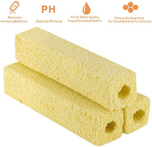 hygger 6.2-Inch Long Aquarium Bio Media Ceramic Filter Media Blocks for Sump Tank Pond Freshwater Fish Tank Filter Media (7.9 lbs,40-Pack) - Image 3