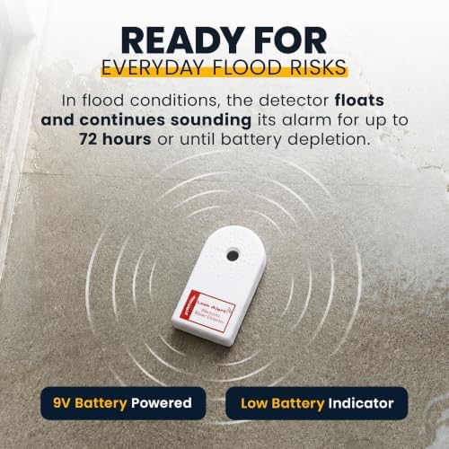 Zircon® Leak Alert™ Water Leak Detector, Loud 90 dB Water Alarm, 3 Pack - Image 5