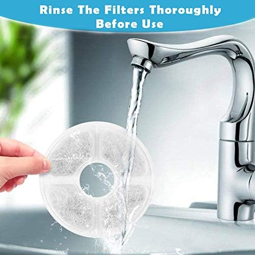 12-Pack Cat Fountain Filters, Replacement Filters for 84oz/2.5L Water Fountain - Image 5