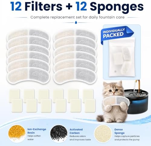 Cat Water Fountain Filter Compatible with S003,S005 - Image 6