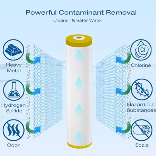 H&G Lifestyles KDF Water Filter Cartridge,Replacement for 20 x 4.5 Filter - Image 4