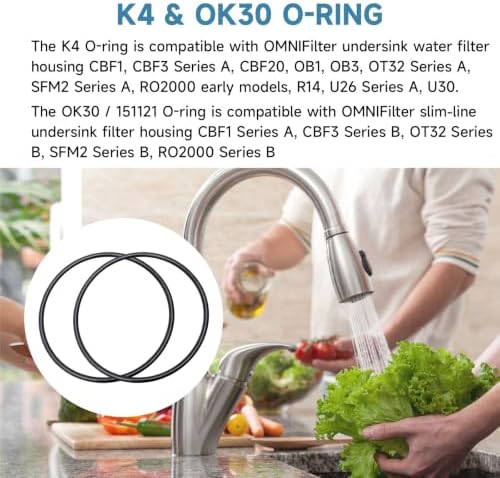 K4 OK30 OK40 WC9-13 O-Ring Kit for OMNIFilter Culligan Water Filter Housing - Image 4