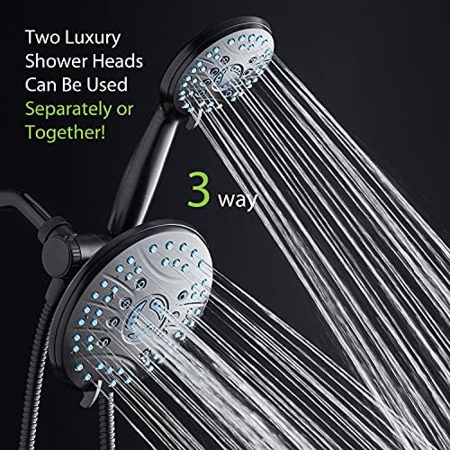 AquaCare 50-mode High Pressure 7 inch Shower Head Combo w/Dual Power Wash - Image 2