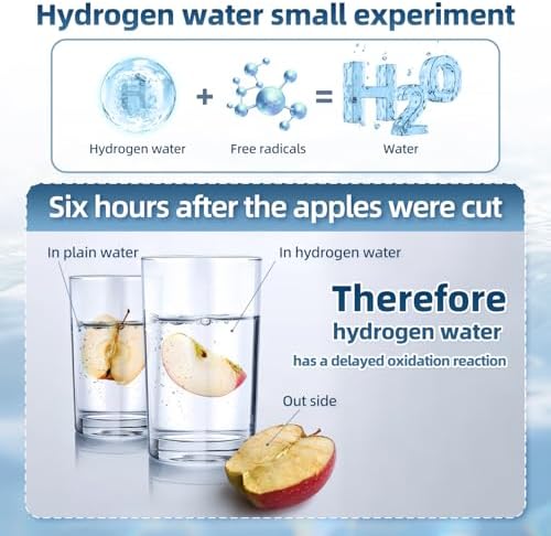 Hydrogen Water Bottle, 1500ppb Hydrogen Water Machine with SPE/PEM Technology, Alternative for Hydrogen Water Pitcher, Water Ionizer, Hydro Water Bottle for Health - Image 4
