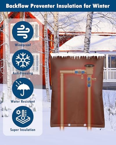 16"X20" 5 Layers Outdoor Pressure Vacuum Breaker, Well Pump, Sprinkler Valve, Faucet Cover for Winter Freeze Protection - Image 5