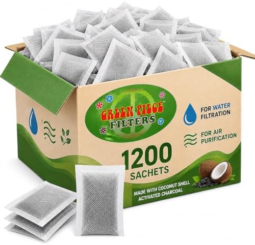 Green Piece® 12 Pack of Distiller Filters with 16 oz of Citric Acid (MADE IN USA) - Perfect to Clean Water Distiller. (1200 Count (Pack of 1)) by GreenPiece