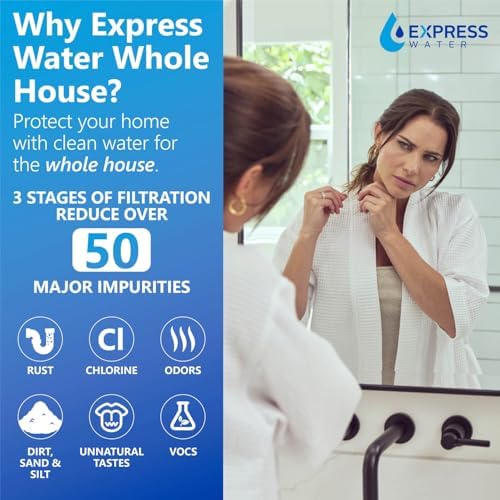 Express Water Whole House Water Filter System, Essential Pro, 3 Stage - Image 3