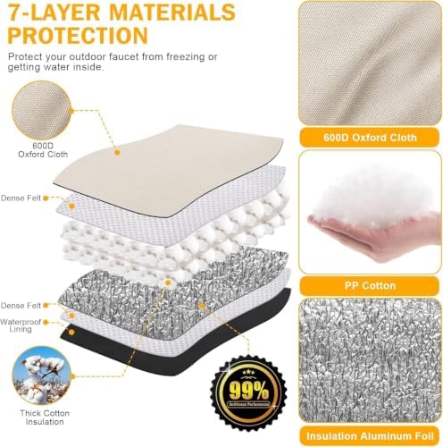 Backflow Preventer Cover, 18" W x 34" H, 2-Way Opening, Khaki - Image 5