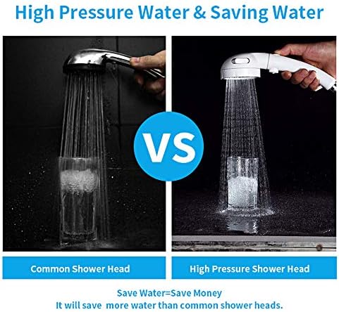 KAIYING RV & Camper High Pressure Handheld Shower Head with Pause Button - Image 4