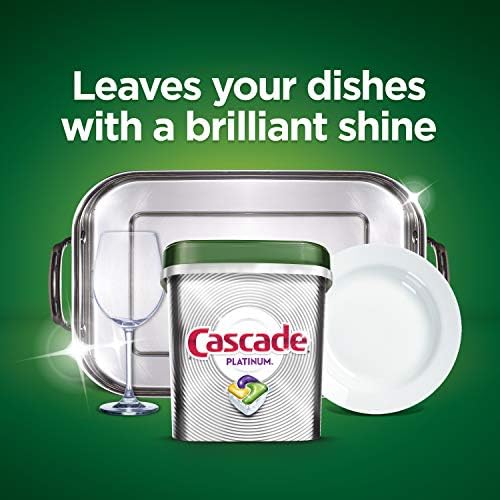 Cascade Platinum ActionPacs Dishwasher Detergent Lemon Scent, 21 ct (Pack of 5) - Image 3