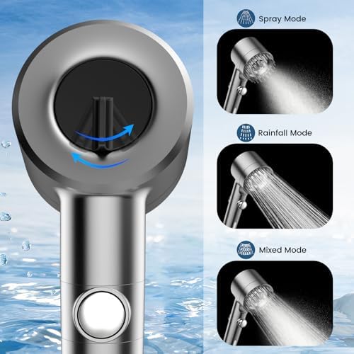Filtered Shower Head with Handheld,High Pressure Shower Heads with Filters - Image 5