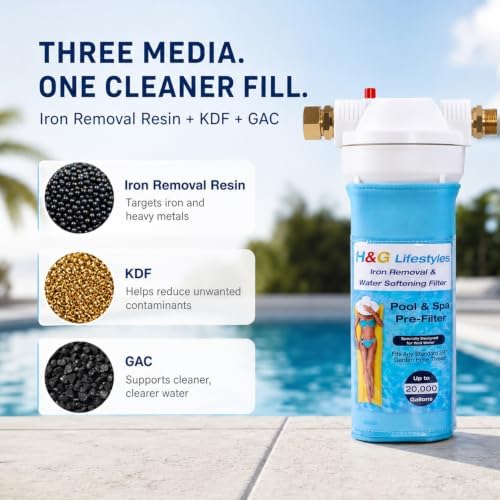 H&G lifestyles Hose Filter for Filling Pool,Iron Filter for Garden Hose - Image 3