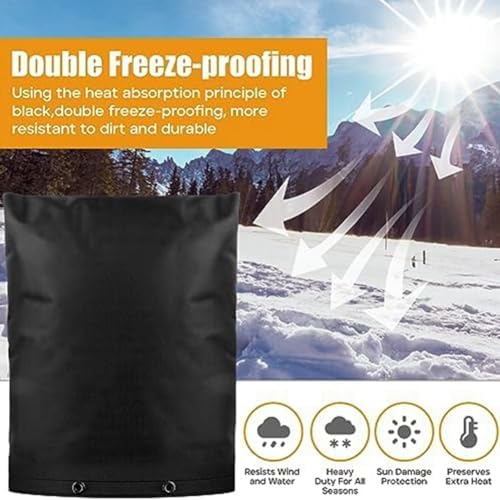Sprinkler Valve Covers for Outside Faucet Antifreeze Cover Spigot Covers Winter Insulated Freeze Protection Small A - Image 2