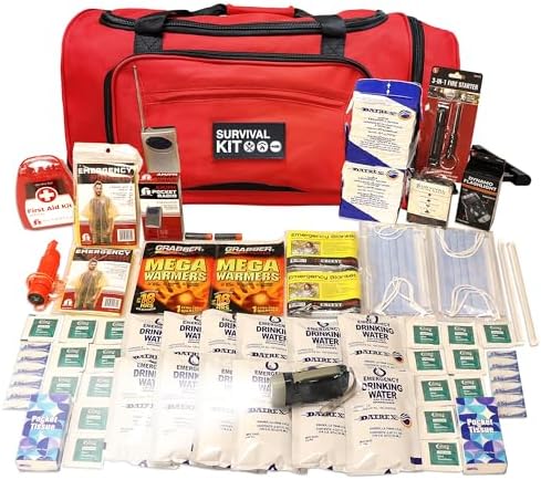 2-Person, 72 Hour Necessity Wheel Bag Survival Kit - Food, Water, Tools by GuardianSurvivalGear