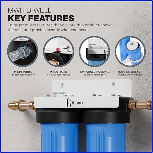 iFilters 4.5 x 10 Sediment CTO Heavy Metals Well Water Filtration System - Image 5