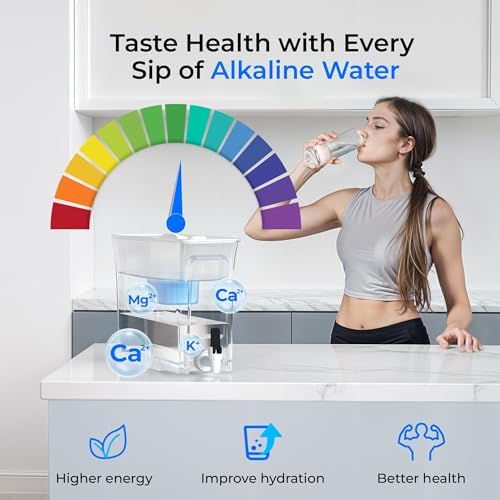 Waterdrop WFD-40W-L-A Water Filter Dispenser, Alkaline Filtration, White - Image 3