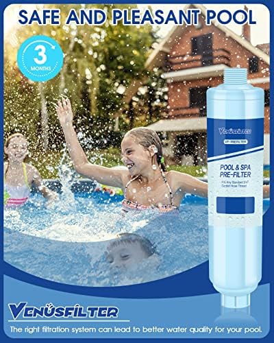 Garden Hose Filter for Filling Hot Tub, Pool, Spa, Greatly Reduces Sediment, Chlorine, Heavy Metals and Odors, Standard 3/4" Garden Hose Thread (1 pack) - Image 5