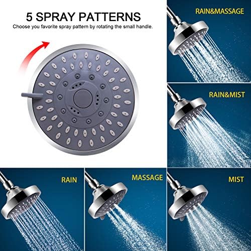 FEELSO Shower Head with Shower Filter, Filtered Shower Head for Hard Water - Image 4