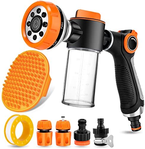 Dog Washing Hose Attachment, Soap Sprayer Hose Attachment for Pet Bathing by YCCOKJJ