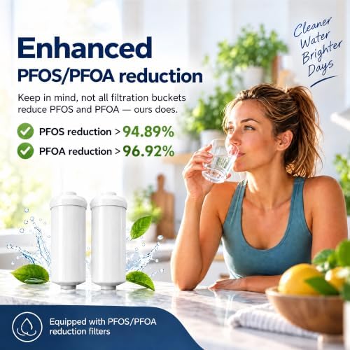 Pureday 3 Gallon Stainless Steel Gravity Water Filter, Meets NSF 42/53/401 - Image 6