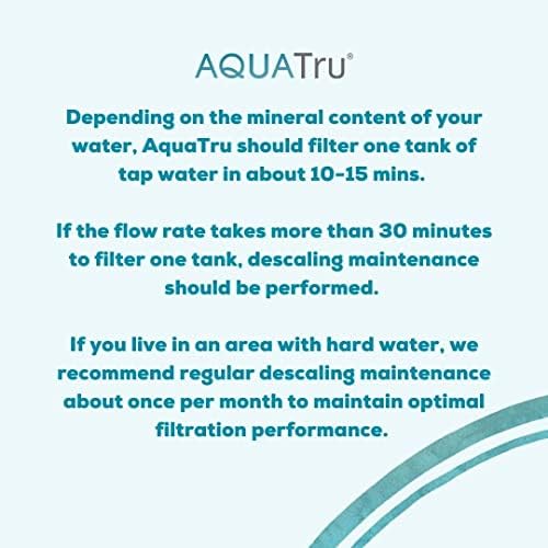 AquaTru Descaling Kit for Classic and Connect Models - Removes Mineral Build Up to Ensure Optimal Performance - Image 5