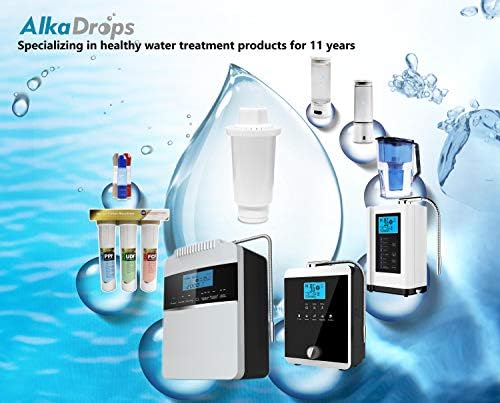 Replacement Water Filters, Alkaline Water Filter Replacement, Ionized Water Filter Cartridge, Reduce Chloride, hard metals, increase pH,7 Stage, used for Pitcher - 3-Pack - Image 7
