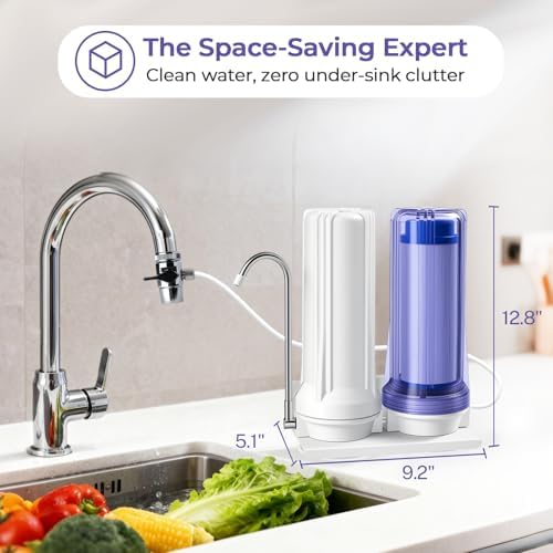 iSpring CKC2 2-Stage Countertop Drinking Water Filter System, 10000 Gal - Image 6