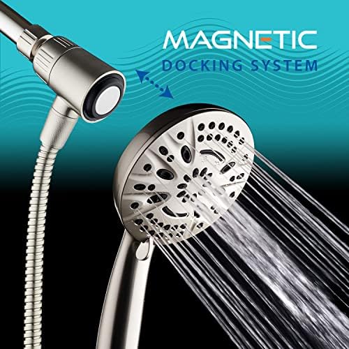 AquaDance New Magnetic Docking 8-setting High Pressure Handheld Shower Head - Image 2