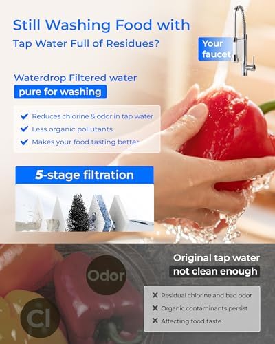 Waterdrop X12-PRO Dual Flow Reverse Osmosis Water Filter, Alkaline Mineral - Image 5