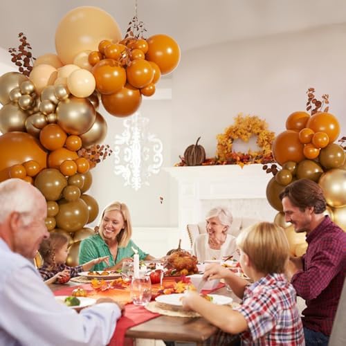 Burnt Orange Fall Balloon Arch Kit for Autumn Baby Shower Decorations - Image 4