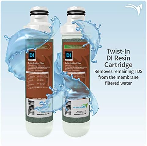 AquaticLife Twist-In RO/DI Value Pack with Extra DI Resin, 4-Piece - Image 2