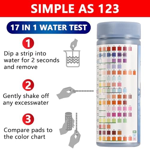 18-in-1 Drinking Water Test Strips, 125 Count – Home Water Quality Testing Kit for Tap & Well Water, Fast & Easy Results - Image 4