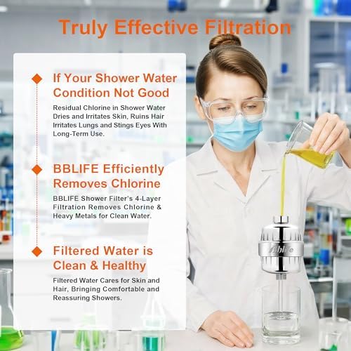 BBLIFE Shower Filter for Hard Water with NSF Certified KDF Filter Media - Image 5