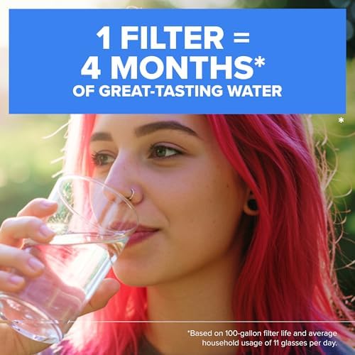 Brita Faucet Mount Water Filter System, Chrome, No-Wait Filtration, Easy Install, Multi-Use Tap Water Filter for Kitchens, Bathrooms & Small Spaces (Pack of 4) - Image 6