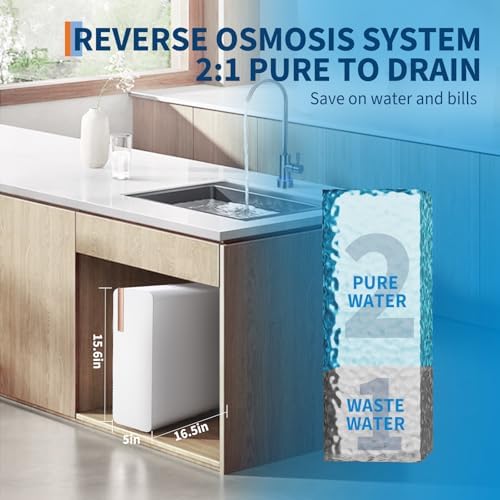 GarveeLife 600 GPD Tankless Reverse Osmosis Water Filter System - Image 4
