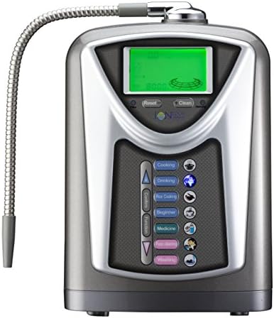 IONtech IT-589 Advanced Alkaline Water Ionizer Machine Water Filter System With Carbon Filter To Remove Impurities And Chemicals Countertop dispenser For Kitchen Sink by WATERLUX