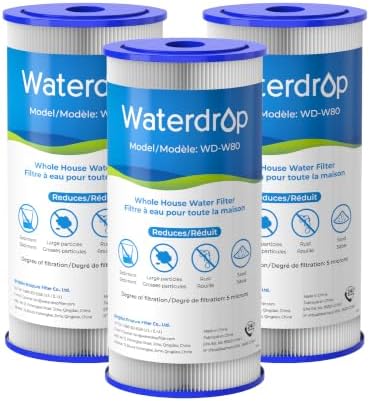 Waterdrop FXHSC Whole House Water Filter for GE® FXHSC, 5 Micron by Waterdrop