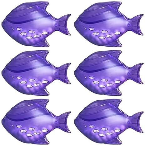 6PCS 1.8x2.5 inch ABS Plastic Universal Humidifier Cleaning Fish Purifies Water Prevents Hard Water Build Up Reduces Scale Suitable for Evaporators and Steamers by Unknown
